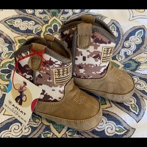 NWT Ariat Lil’ Stompers Size 2 (Baby) Cowboy Boots